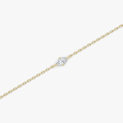 Petite Solitaire Bracelet Marquise Brilliant in Yellow Gold