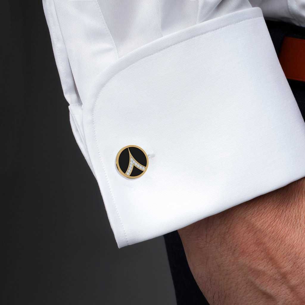 Vertex Round Cufflinks