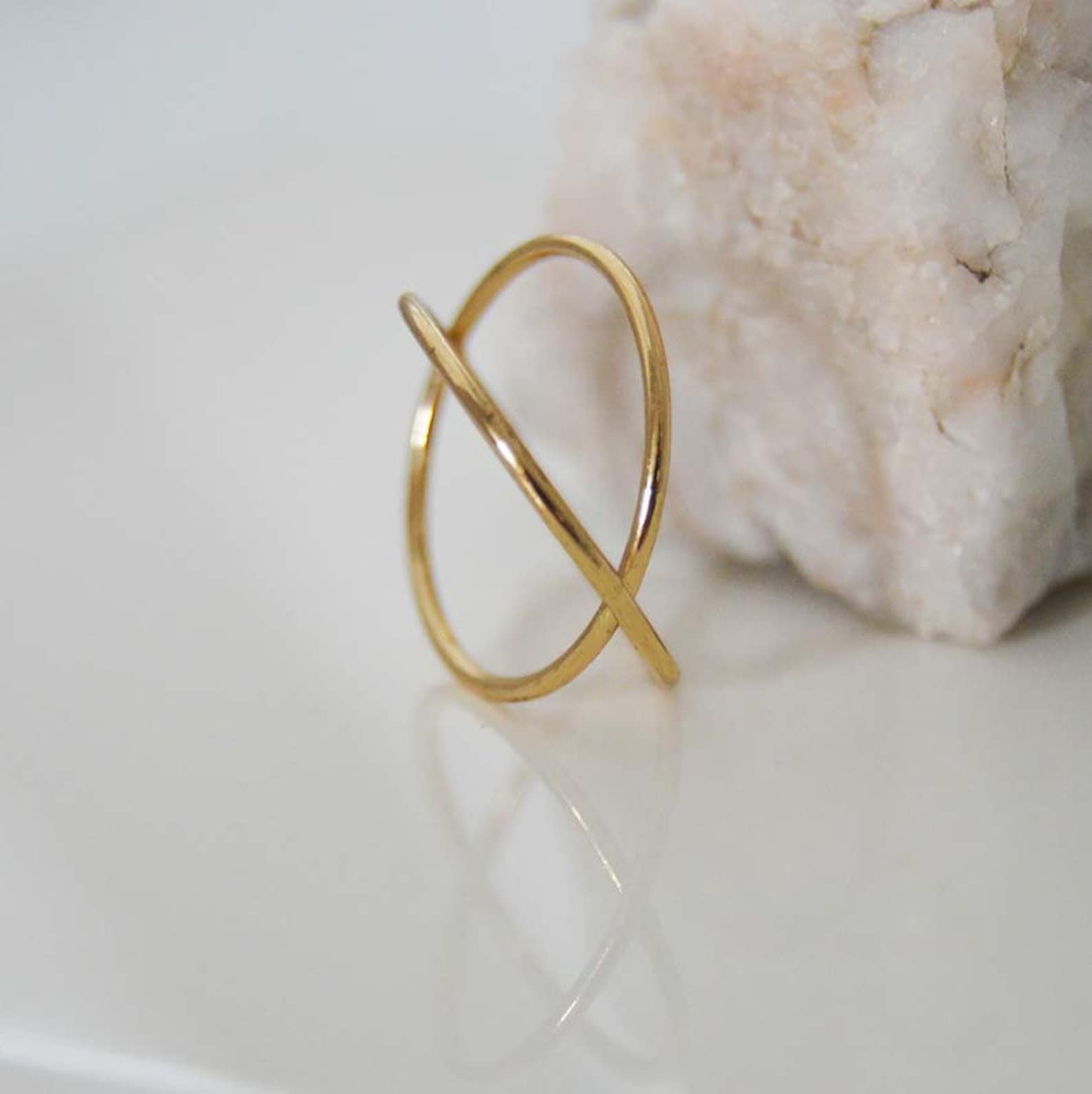 Criss cross ring, 10kt X ring, Gold cross ring, Gold X ring, Gold Criss cross ring, Cross jewelry, Jewelry rings, White gold X ring.